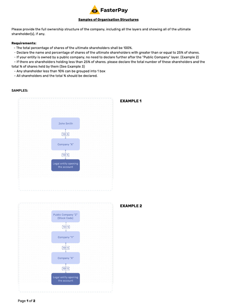 Ownership Structure Sample | PDF
