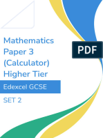 Edexcel Set 2 Higher Paper 3