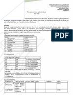 Plan de La Comisión de Acción Social