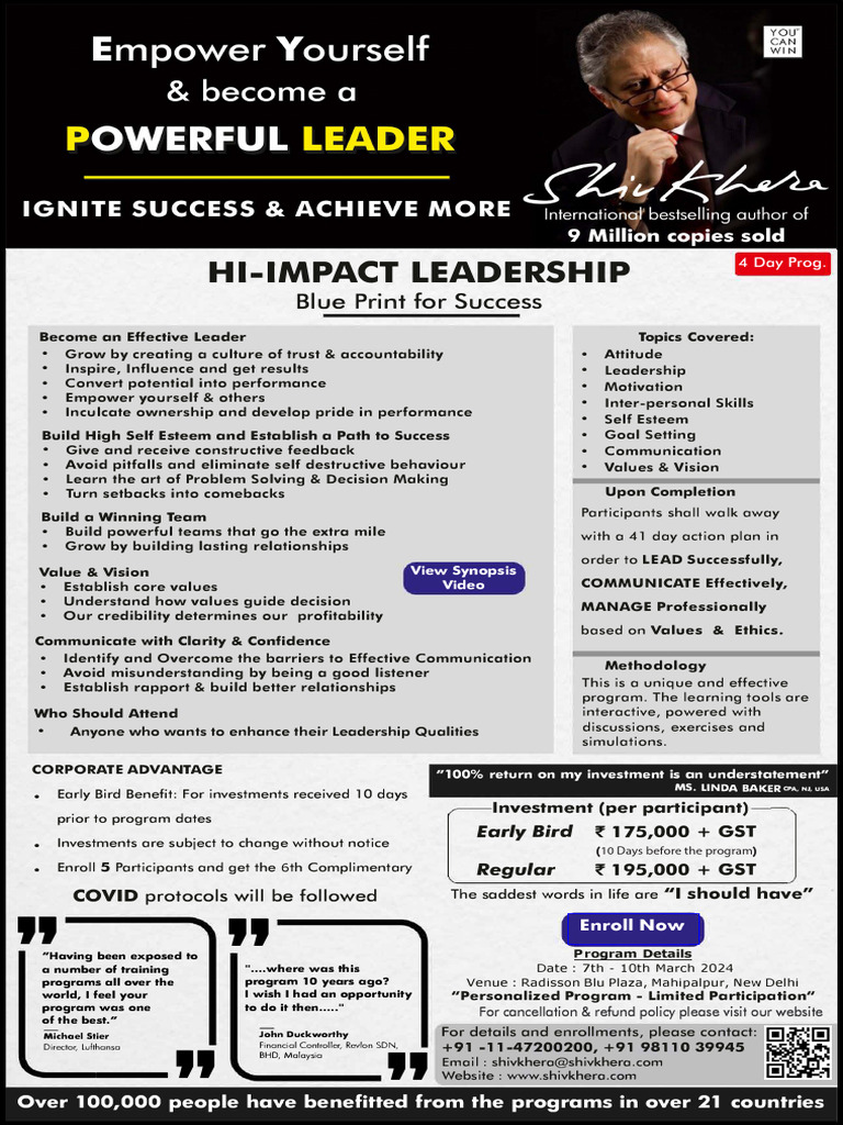 Transformative Leadership Program | PDF | Leadership | Social Psychology