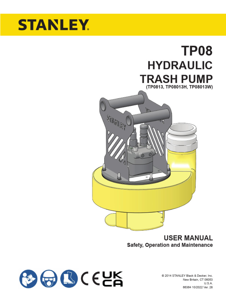 Manuel d'utilisation TP08 Pompe Hydraulique | PDF