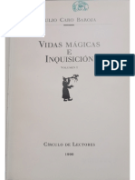 Julio Caro Baroja, Vidas Mágicas e Inquisición (1967) Vols. I y II