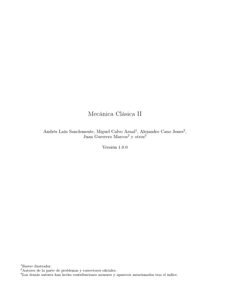 Teoría Mecánica Ii Pdf Integral Medida Matemáticas