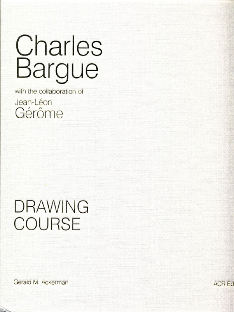 Charles Bargue Drawing Course PDF