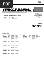 Service Manual: XE85 Series