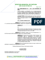 Lei Complementar-1-2024 - Dispõe Sobre A Alteração Da Lei Complementar N.º 4-2009