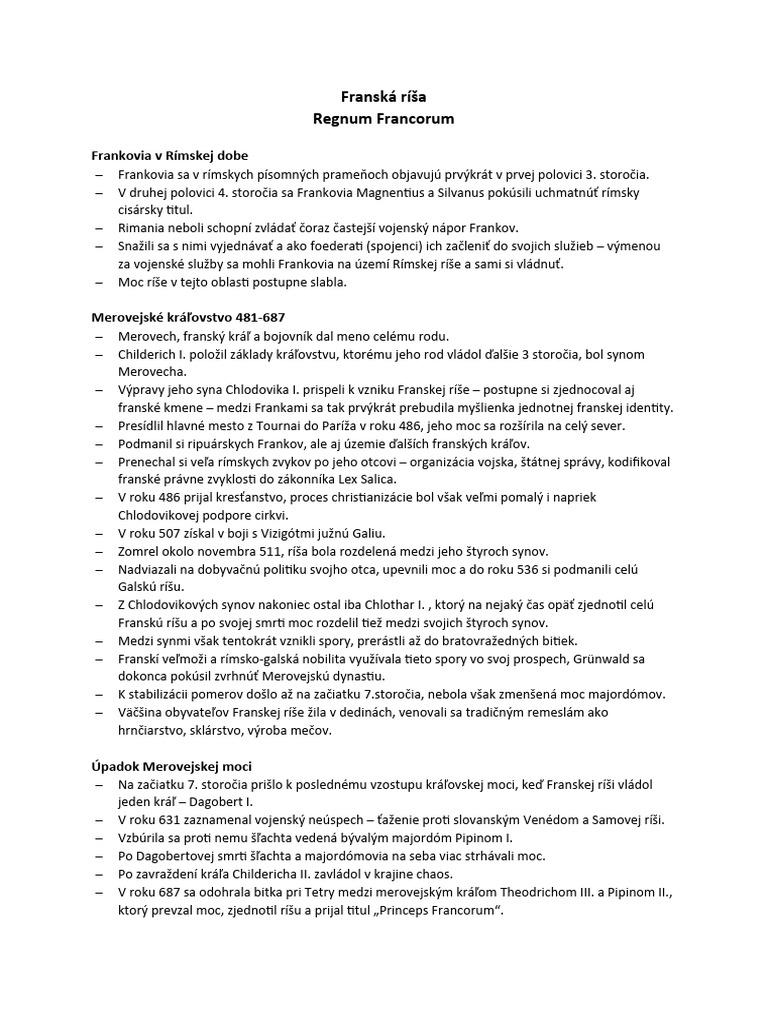 Franská Ríša | PDF