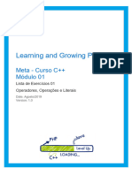 Meta - Curso C++ - Modulo 1 - Lista de Exercícios 01