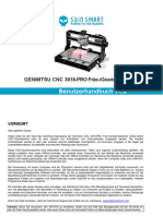 Genmitsu 3018PRO CNC Router Manual German v1 0