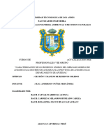 Informe Tecnico de Caracterizacion de Residuos Solidos Del Mercado Modelo de Andahuylas Segun DL 1278