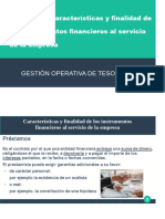 Unidad 1.2 Características y Finalidad de Los Instrumentos Financieros Al Servicio de La Empresa