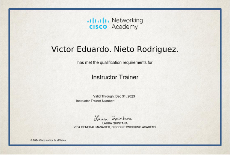 Instructor Trainer Certification | PDF