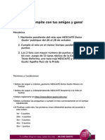 NESCAFÉ Dolce Gusto Términos y Condiciones Promoción Juega Compitey Gana Twitter