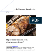 Ver - Churrasco de Forno - Receita Do Dia - Ajustar e Analisar