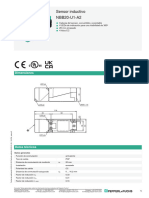 Sensor Inductivo NBB20-U1-A2: Dimensiones