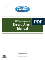 MCS-Magnum Error Alarm Manual