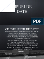 Tipuri de Date