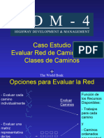 HDM-4 Caso Estudio - Evaluar Red Por Clases de Caminos