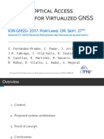 A Cloud Optical Access Network For Virtualized Gnss Receivers
