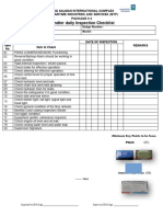 Telehandler Updated Daily Inspection Checklist