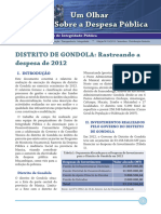 267 Um Olhar Sobre A Despesa Publica de 2012 Distrito de Gondola