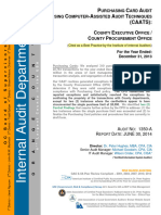 1350 B Payroll Audit Using Computer Assisted Audit Techniques CAATs of Auditor Controller and Selected Departments