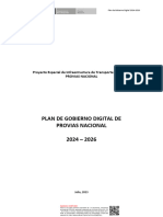 Plan de Gobierno Digital 2024 - 2026