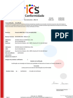 Certificado de Conformidade Arla 32 Econox
