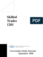k12 Curriculum Guides Skilledtrades Skilled Trades 1201