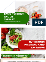 Nutrition in Pregnancy and Lactation