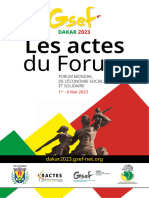 Les Actes Du Forum DakarGSEF2023 FR