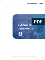 User Guide - Ble Gateway