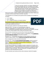 Romanos 1.1-8 - "Evidencia de La Justicia de Dios en Mi Vida