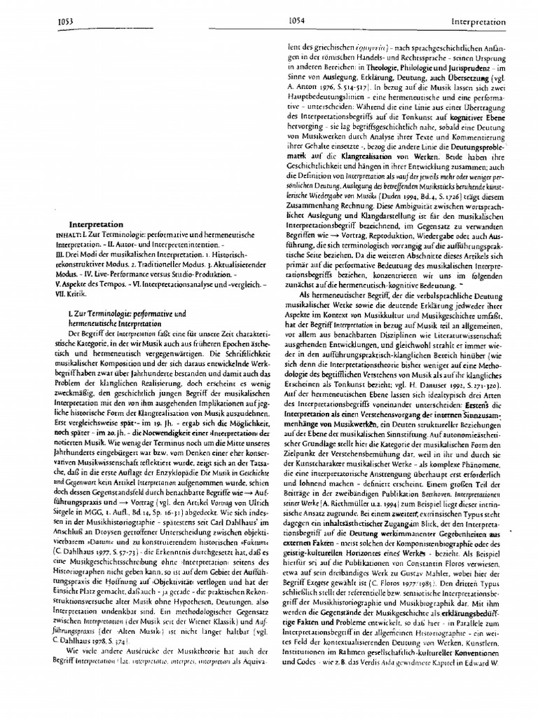 Danuser - Interpretation | PDF