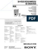 Sony Sa Wms325