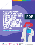 Informe - Necesidades de Mejora de Los Servicios y Espacios Comunitarios Salud Mental