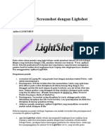 Cara Mudah Screnshot Dengan Lightshot