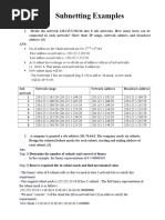 Subnetting Examples1