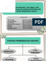 Pemberdayaan Pada Individu, Keluarga & Masyarakat Dalam Pelayanan Kes. Ibu Anak Serta Reproduksi Wanita