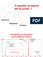 Ressources RMN - Exploiter Un Spectre RMN Du Proton