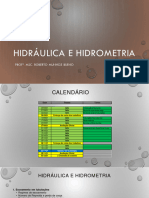 Aula 7 - HIDRÁULICA E HIDROMETRIA R02