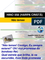 058 - Não Temas - Harpa Cristã