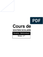 Cours de Soutient 4eme