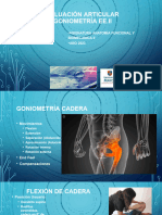 Clase Goniometría. Ev. Articular EE - II - 2023