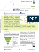 Battista Et Al 2020 Valorization of Residual Orange Peels Limonene Recovery Volatile Fatty Acids and Biogas Production