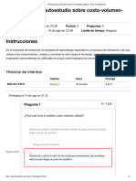 Cuestionario de Autoestudio Sobre Costo-Volumen-utilidad - Costos Y Presupuestos