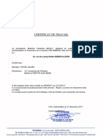 Certificat Travail THIVEL