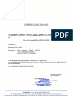 Certificat - Travail - ATIK FARID