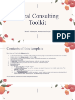 Floral Consulting Toolkit by Slidesgo