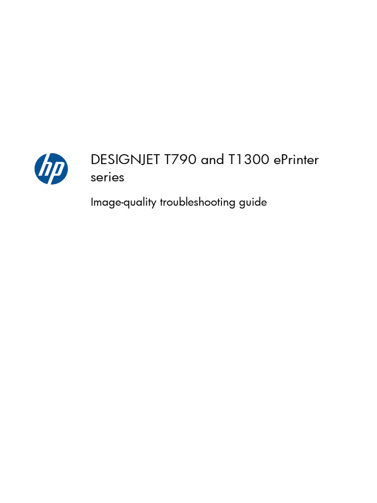 T790 T1300 IQTroubleshooting | PDF | Printer (Computing) | Computing